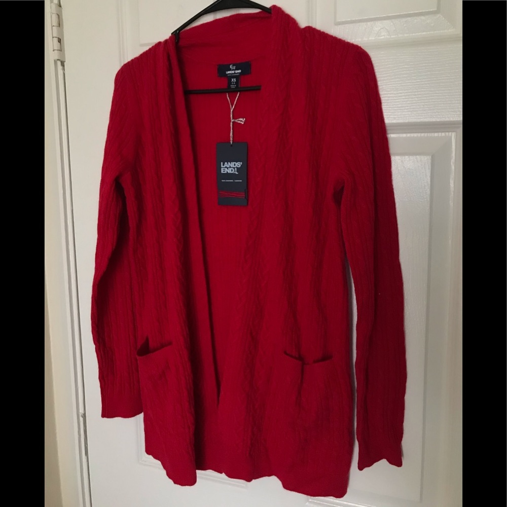 land ‘end 100% cashmere sweater